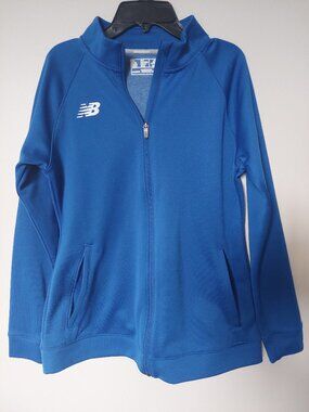 New Balance Women's Size M Knit Training Jacket Blue